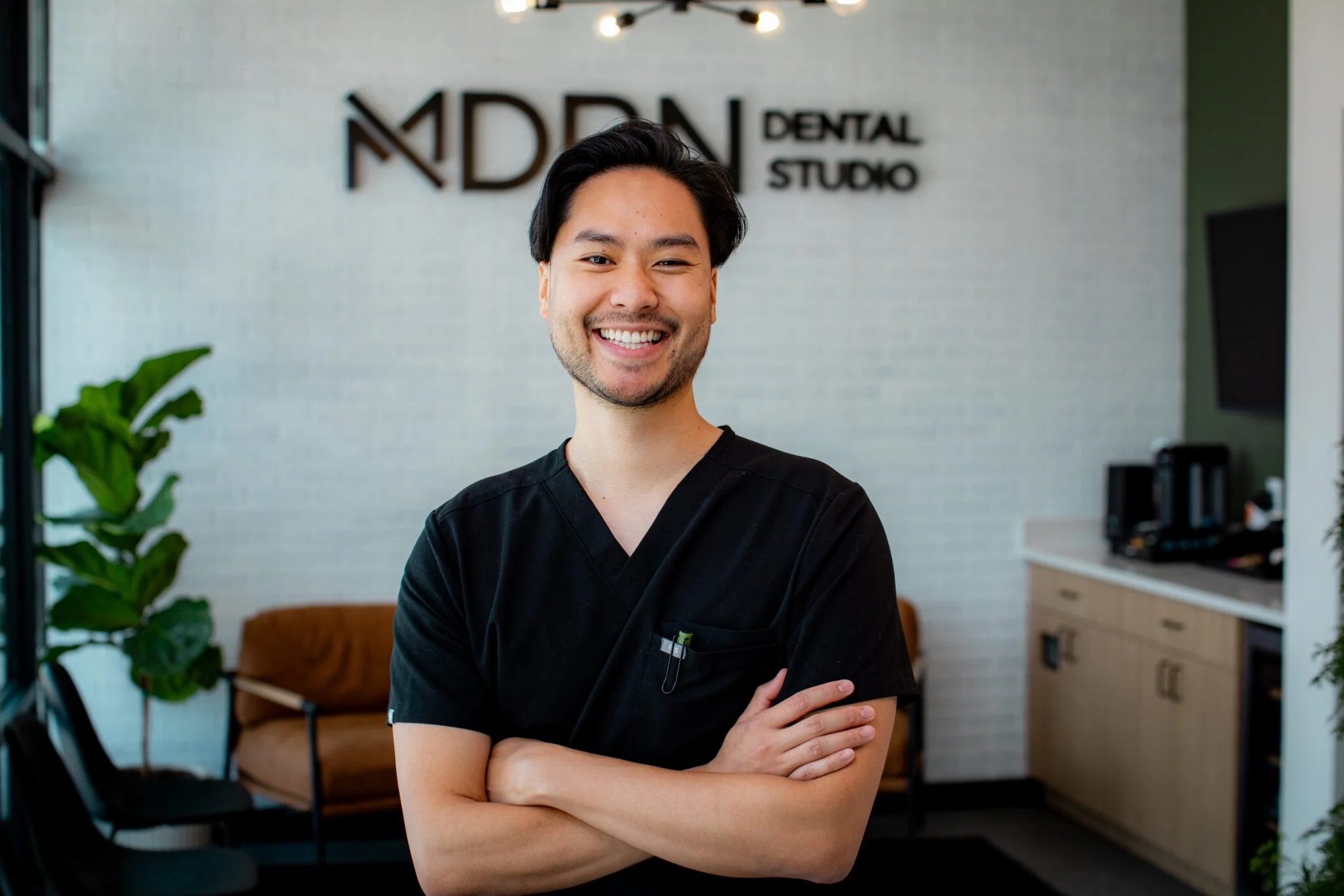 Dr. Steven Nguyen, dentist with advanced implant training at MDRN Dental Studio in McKinney, TX